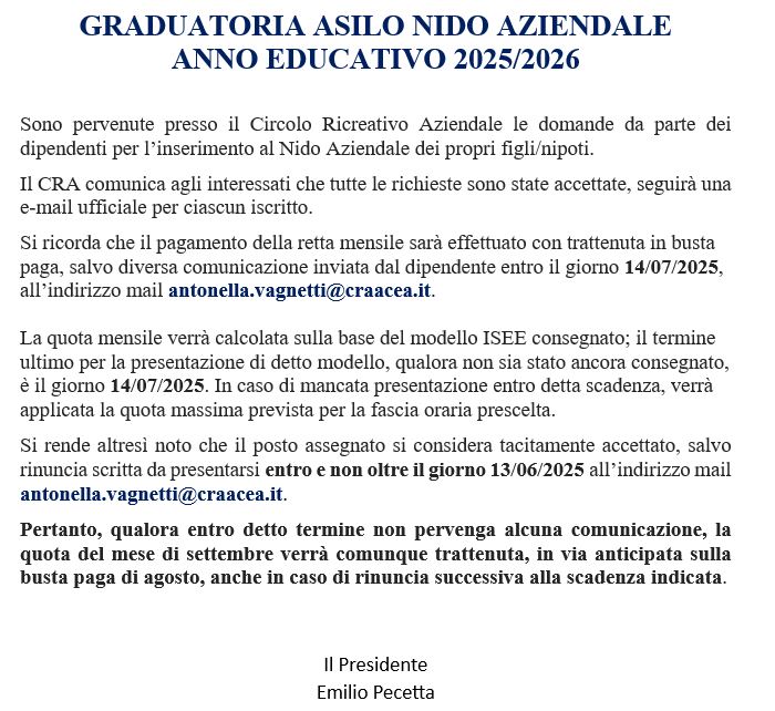 graduatoria 