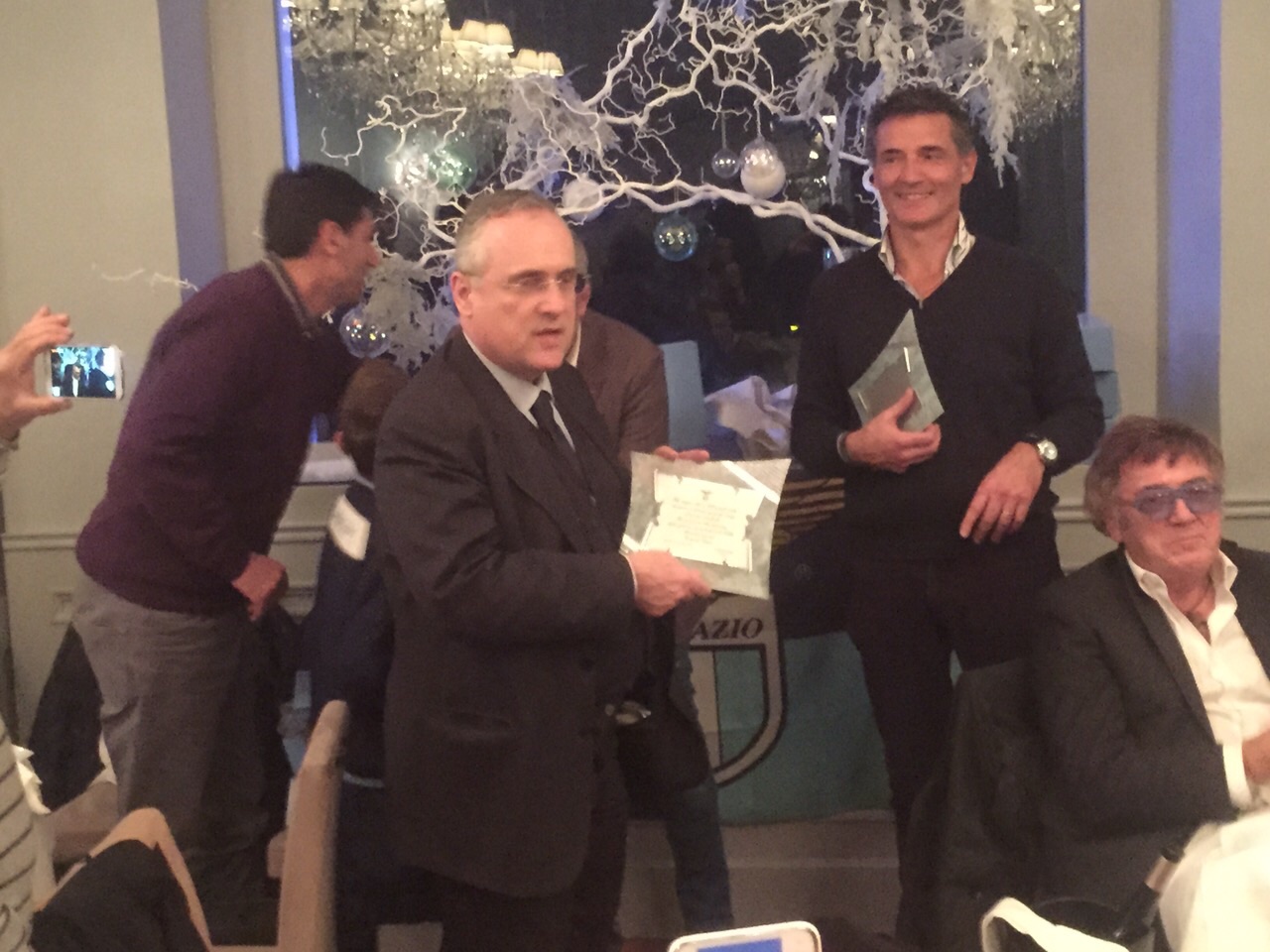 Lazio Club Acea con Lotito