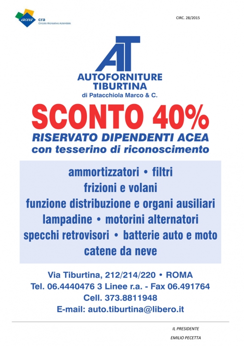 Autoforniture Tiburtina