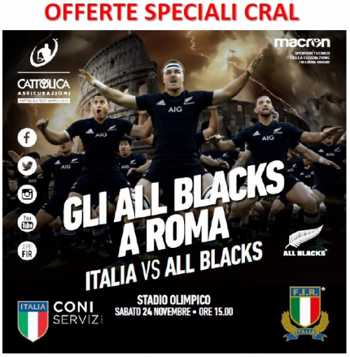 ITALIA Vs ALL BLACKS