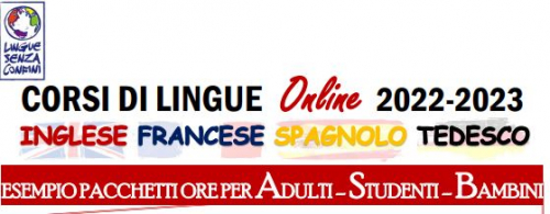 CORSI DI LINGUE ONLINE