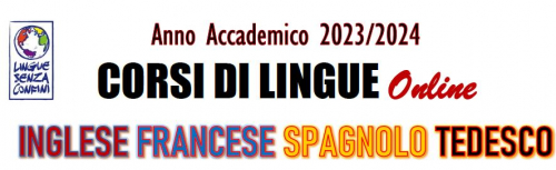 CORSI DI LINGUE ONLINE