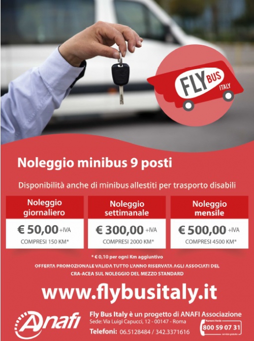 Noleggio MiniBus 9 posti